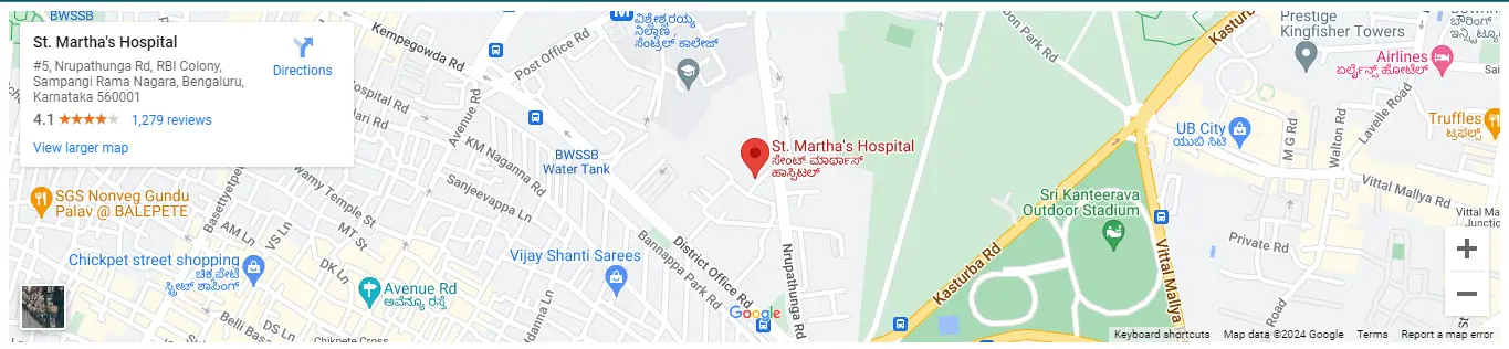 St. Martha's Hospital, Bengaluru