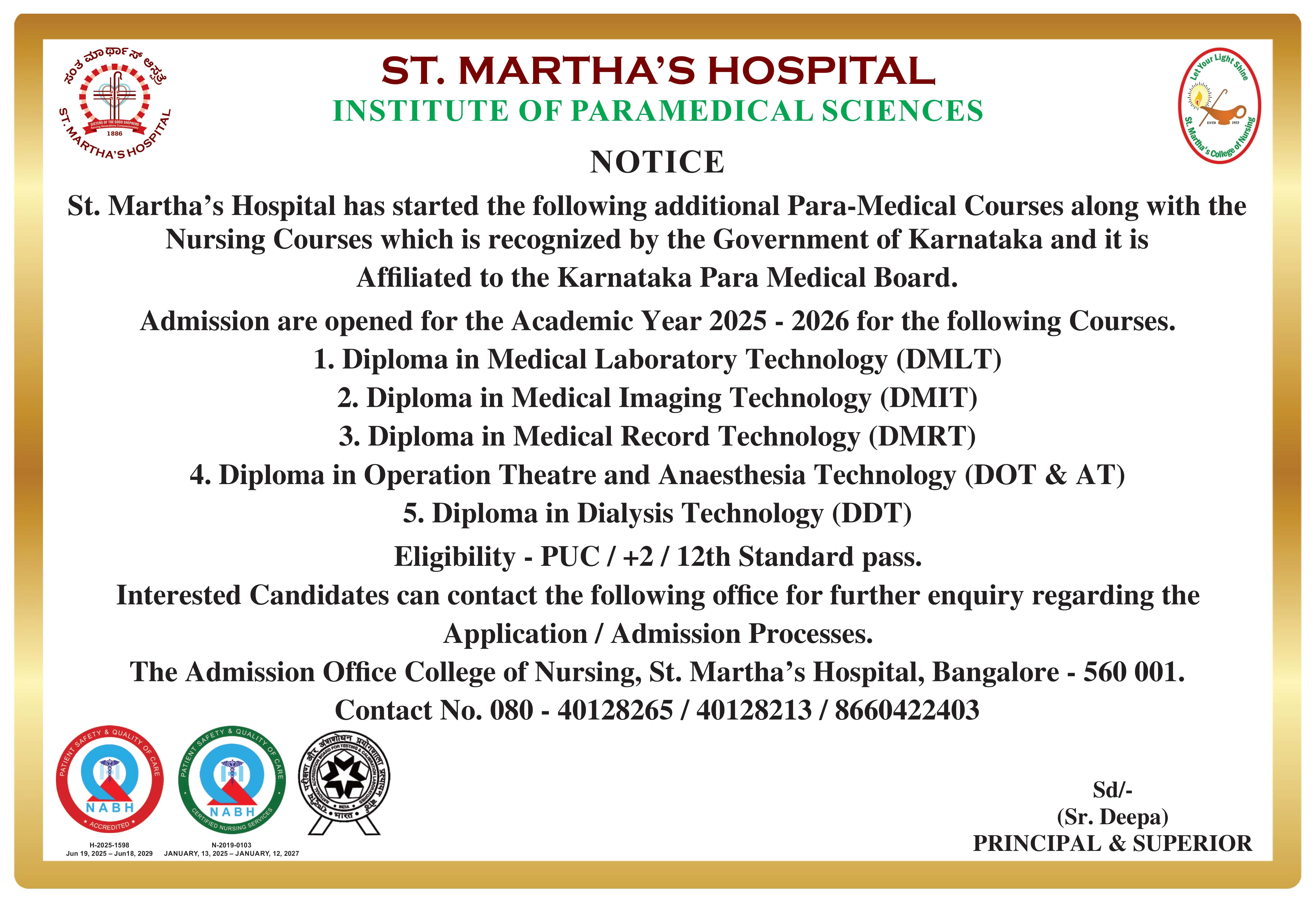 Paramedical Science Poster